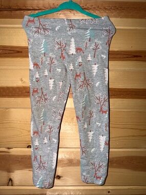 Carter's Gray Toddler Top with Teal and Pink Accents